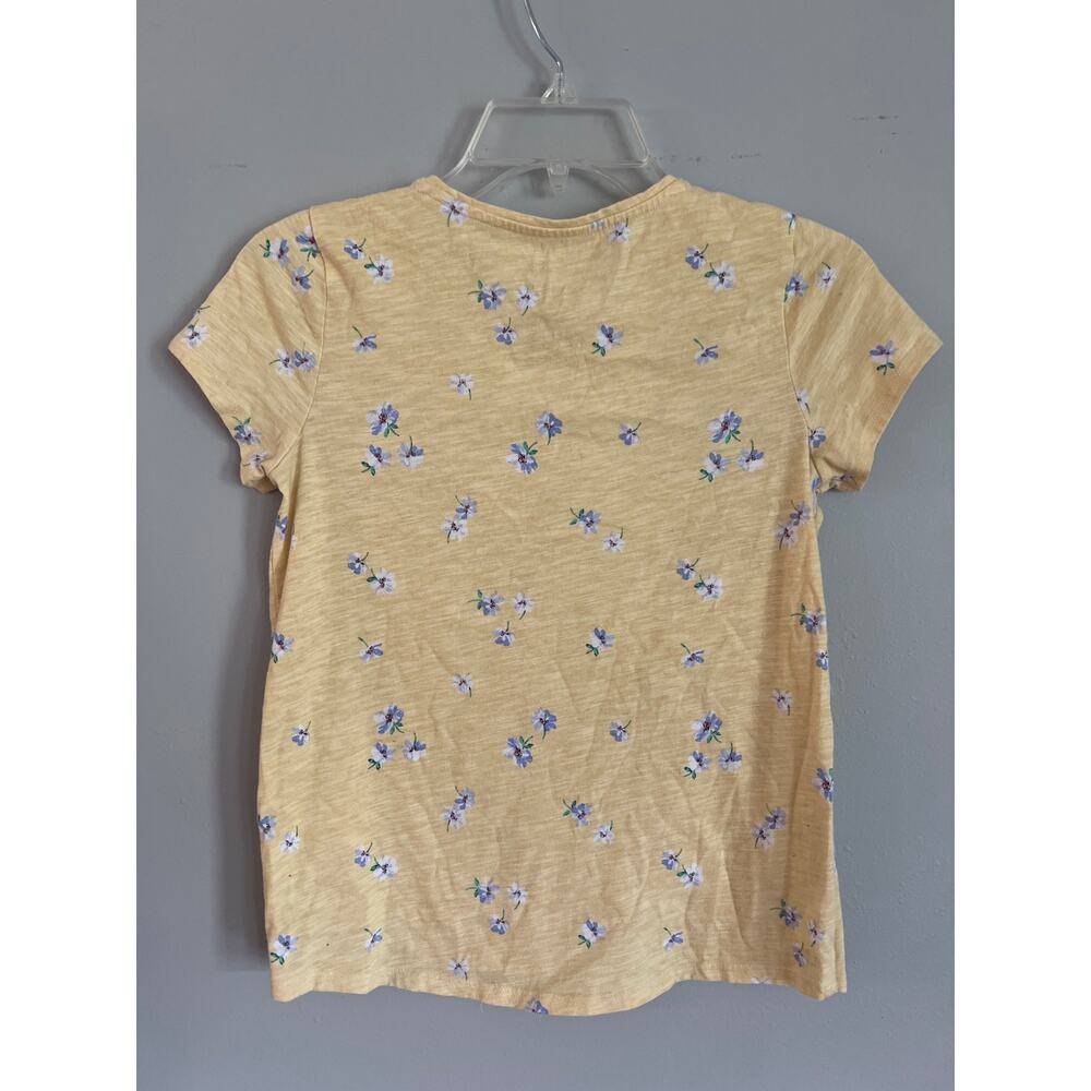 So Favorite Tee Yellow with flowers 10/12 - Picture 4 of 4